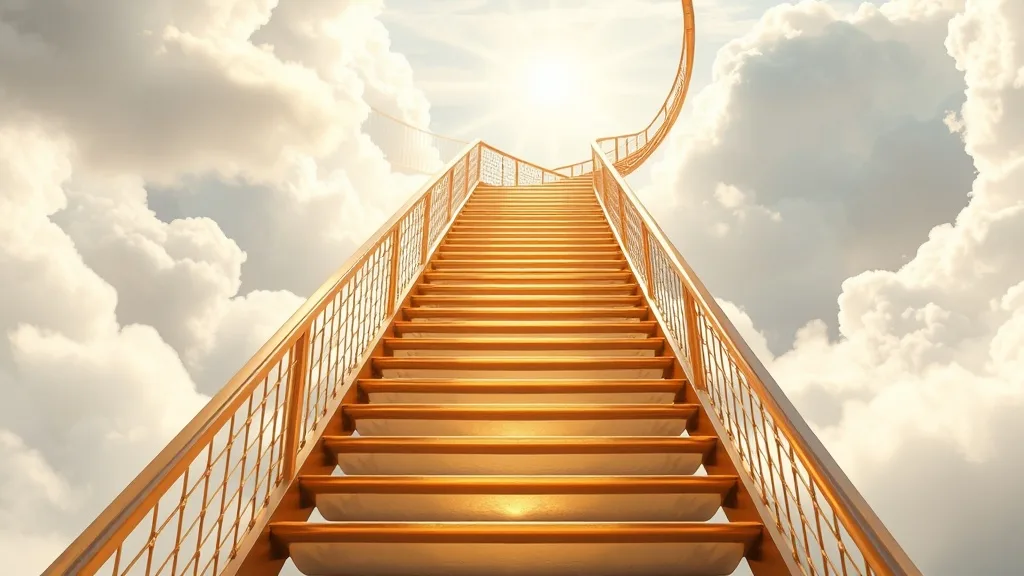 Dream symbol: metal stairway: scenarios: Dream of a Metal Stairway Leading to Heaven
