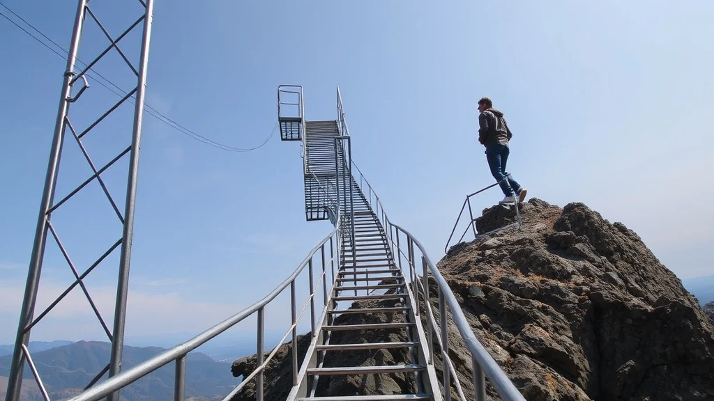 Dream symbol: metal stairway: symbolism: Challenge and Transformation