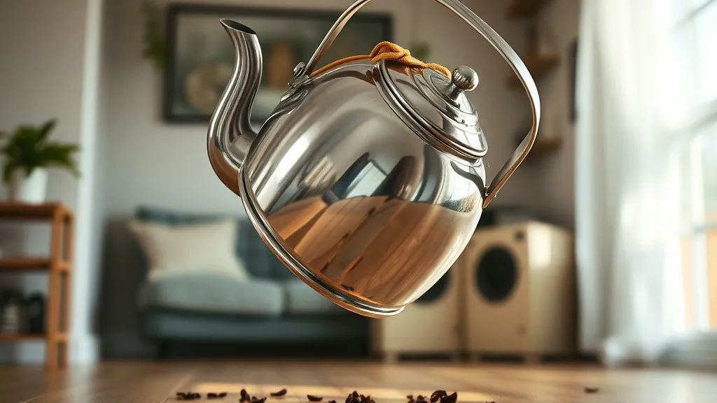 Dream symbol: metal teapots: scenarios: Dream about a Falling Metal Teapot