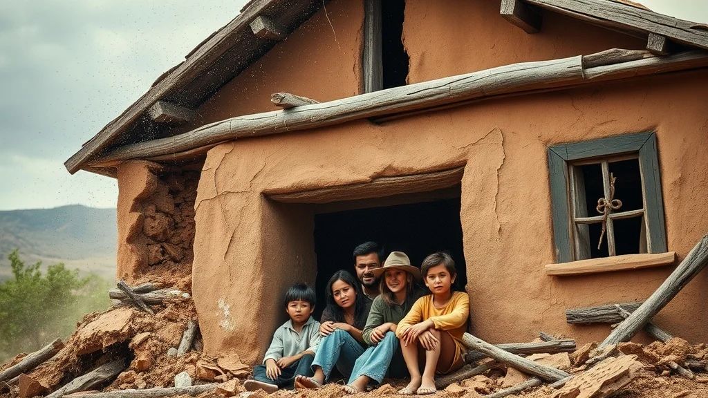 Dream symbol: mexican house: scenarios: Dream of an earthquake in a Mexican house