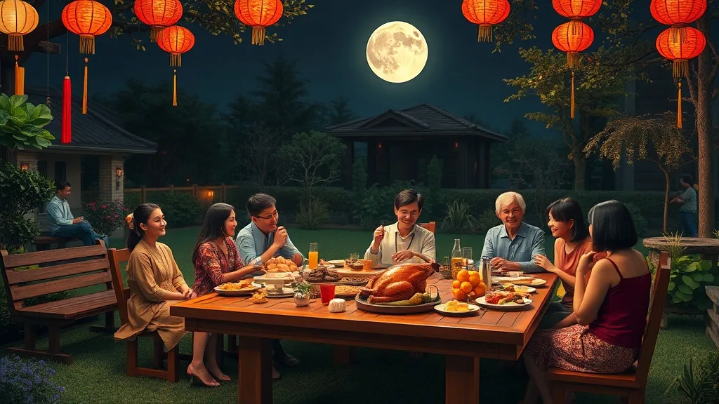 Dream symbol: mid autumn festival: scenarios: Dream of Celebrating Mid-Autumn Festival