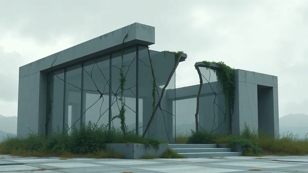 Dream symbol: modern shrine structure: scenarios: Dream of a Modern Shrine in Ruins:  Loss of Hope or Spirituality