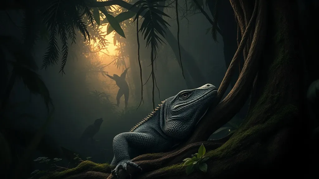 Dream symbol: monitor lizards: symbolism: Warnings of Hidden Threats or Challenges