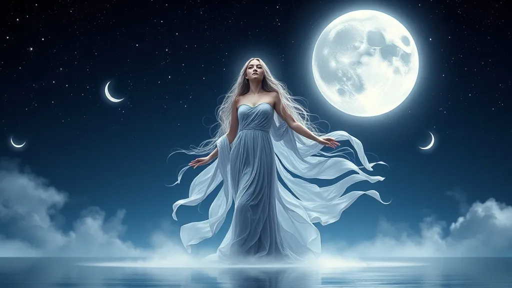 Dream symbol: moon goddess: symbolism: Connection to Lunar Cycles and Transformation