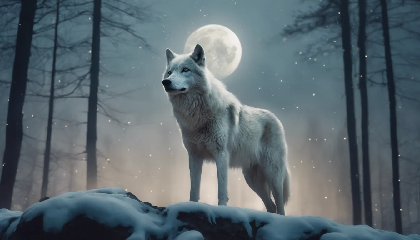 Dream symbol: moon: scenarios: Dream of a Moon Wolf