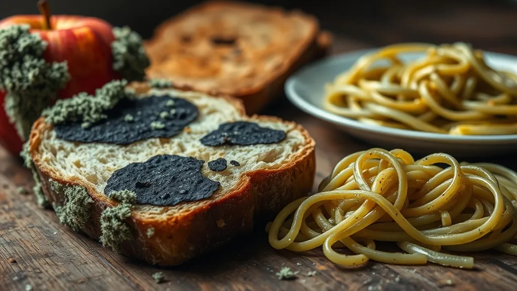 Dream symbol: mould: scenarios: Dream of Mould Growing on Food