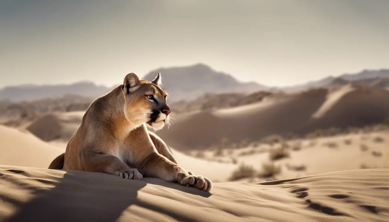 Dream symbol: mountain lion: scenarios: Dream of a Mountain Lion in the Desert