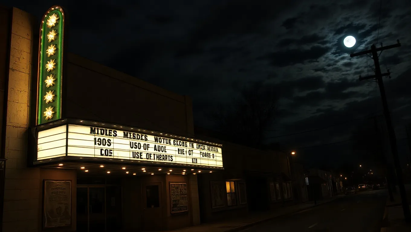 Dream symbol: movie theater sign: scenarios: Dream of a Broken Movie Theater Sign Dream symbol: movie theater sign: scenarios: Dream of a Broken Movie Theater Sign