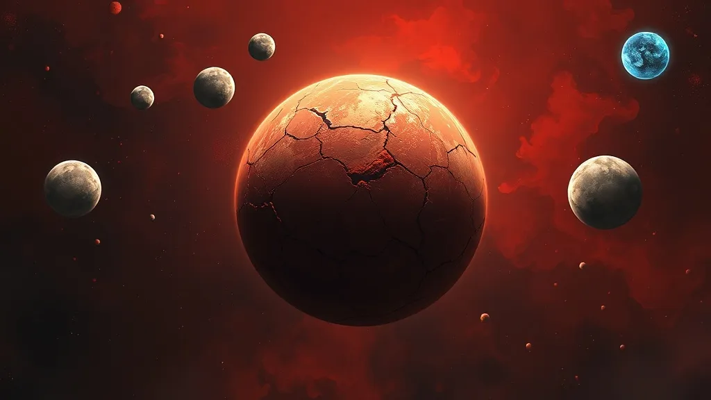 Dream symbol: multiple moons and planets: scenarios: Dream of a Dying Planet with Multiple Moons: Endings, Loss, and Letting Go