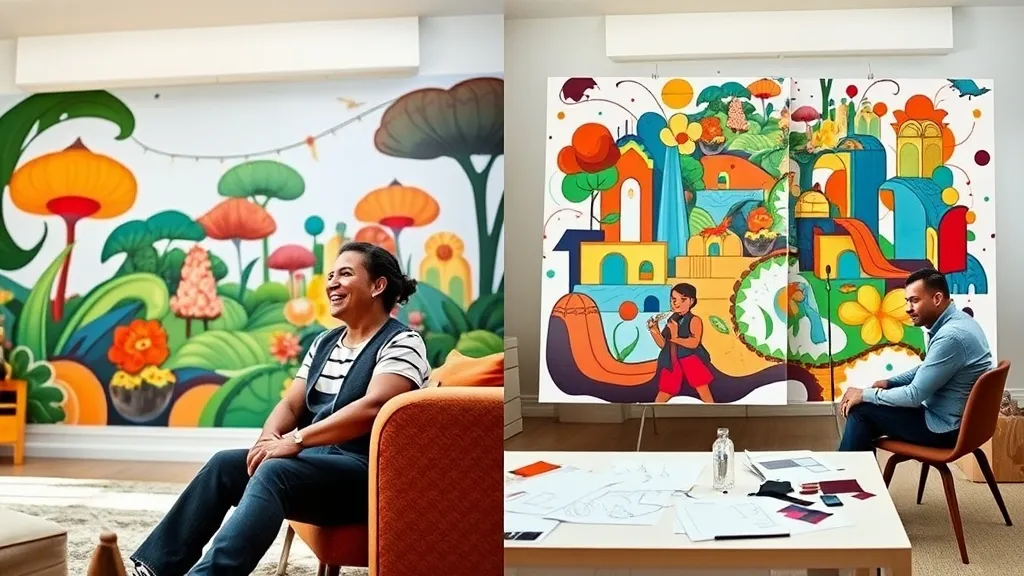 Dream symbol: mural: demographics: Homeowners and Interior Designers