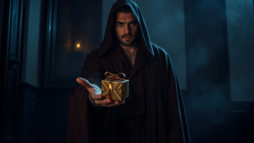 Dream symbol: mysterious man: scenarios: Dream of a mysterious man giving you a gift
