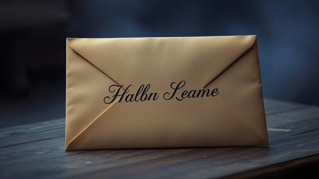 Dream symbol: name on envelope: symbolism: Seeking Clarity and Understanding