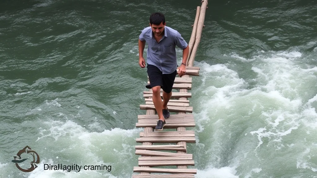 Dream symbol: narrow bridge: scenarios: Dream of Walking on a Narrow Bridge
