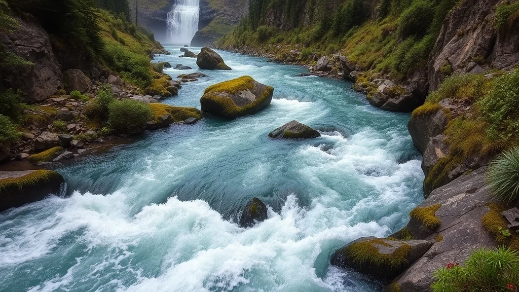 Dream symbol: wild river: symbolism: Release and Purification