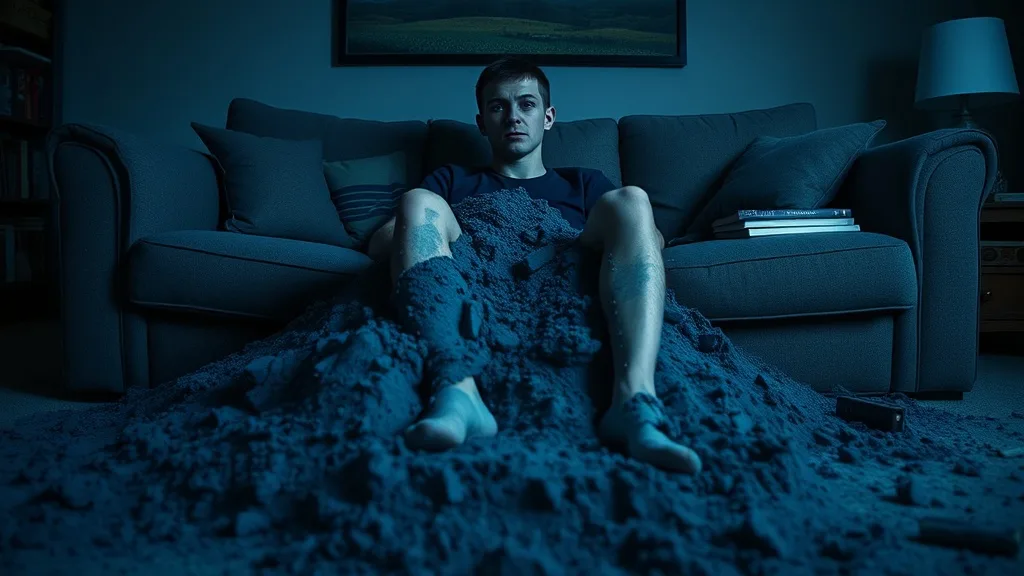 Dream symbol: navy blue sand: scenarios: Dream of navy blue sand in your home