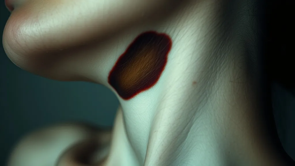 Dream symbol: mark on neck: scenarios: Dreaming of a Mark on Your Neck That's Ugly or Disturbing