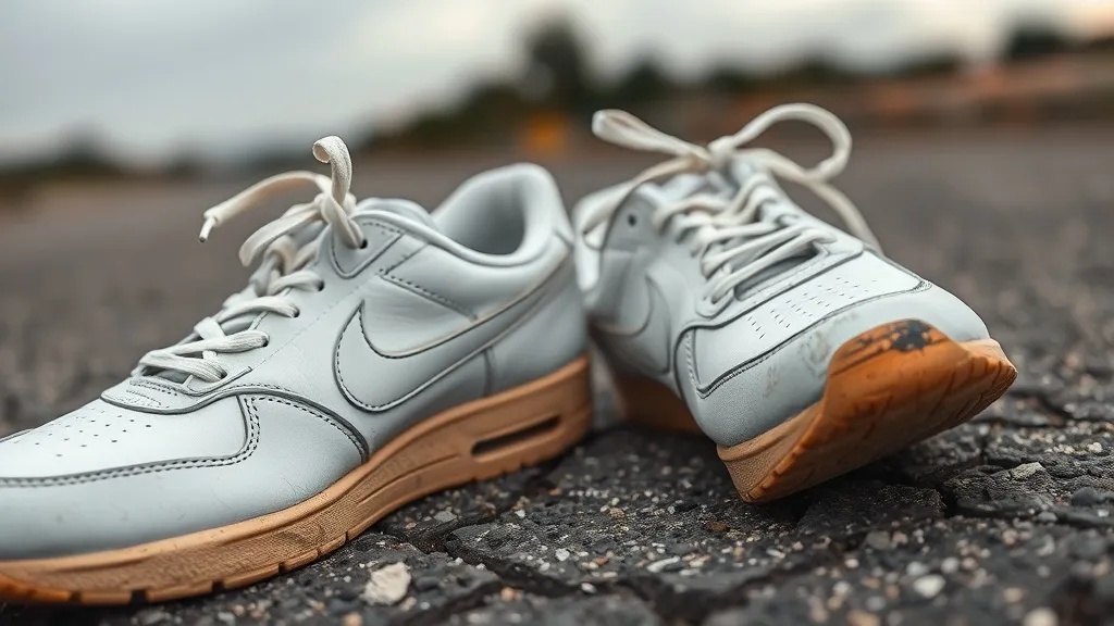Dream symbol: nike: scenarios: Dream About Damaged or Worn-out Nike Shoes