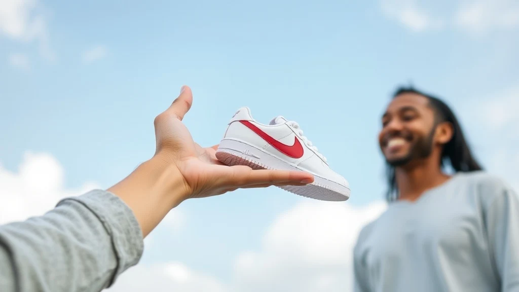 Dream symbol: nike sneakers: scenarios: Dream of giving Nike sneakers as a gift