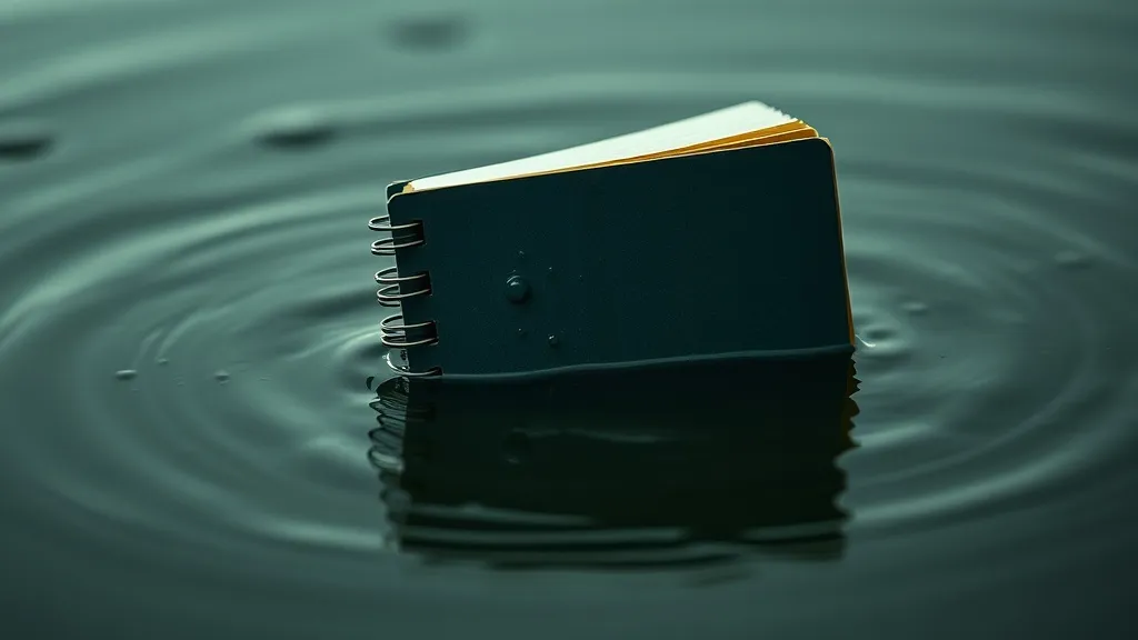 Dream symbol: notebook paper: scenarios: Dreaming About a Notebook in Water
