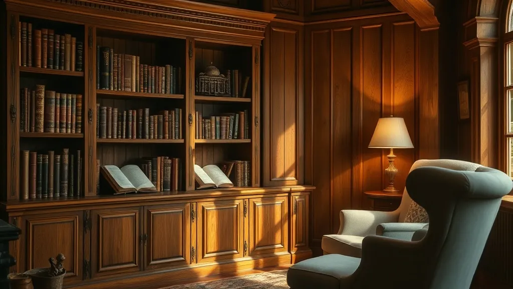 Dream symbol: oak wood bookcase: demographics: Book Lovers and Readers