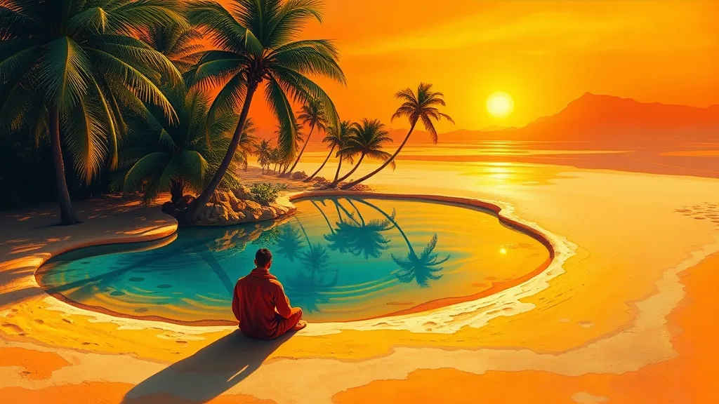 Dream symbol: oasis: scenarios: Dream of an Oasis and Rest