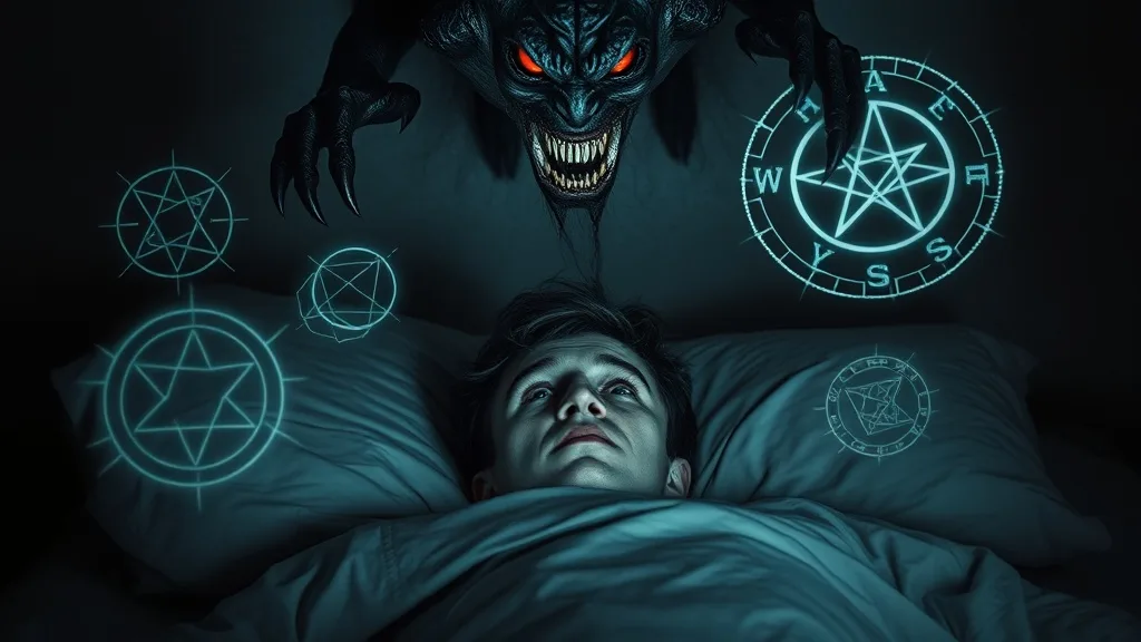 Dream symbol: occult symbols: scenarios: Dream of Feeling Threatened by Occult Symbols