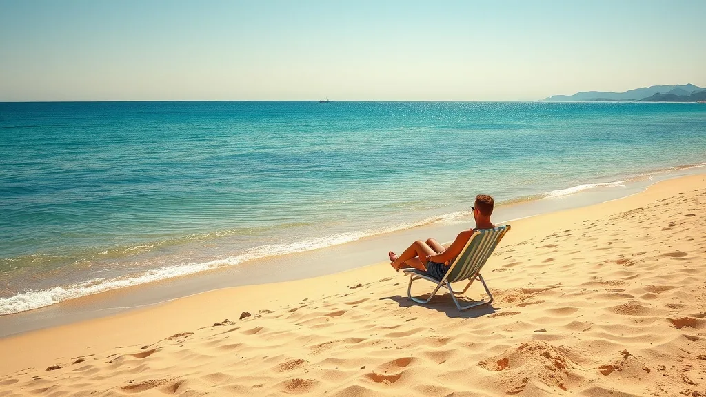 Dream symbol: oceanic lake: scenarios: Dream of Relaxing on the Beach of an Ocean Lake