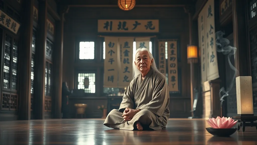 Dream symbol: old asian man: scenarios: Dream about Meeting an Old Asian Man in a Temple