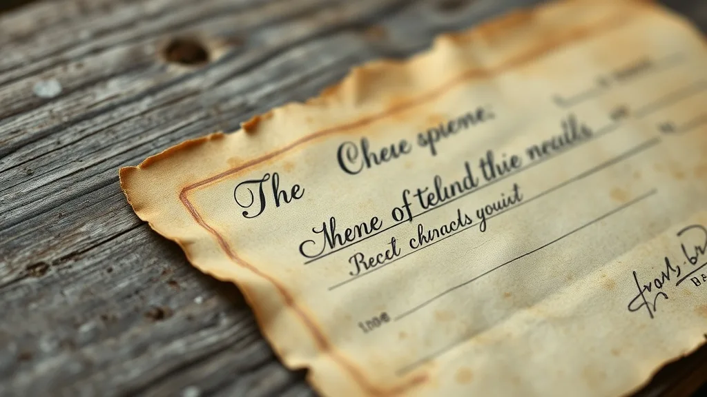 Old Cheque Dream Meaning: Lost Opportunities & Financial Concerns