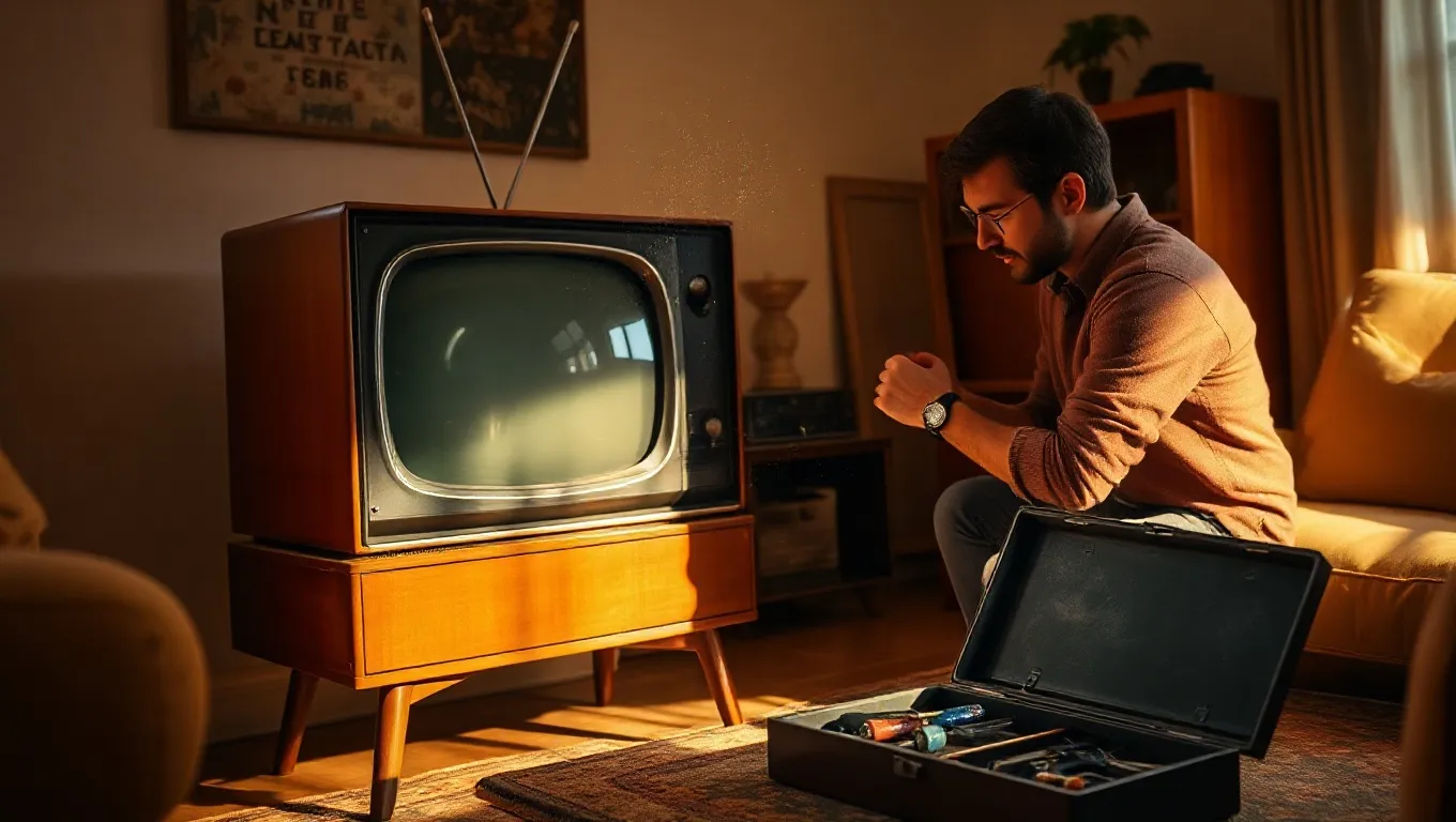 Dream symbol: old fashioned tv: scenarios: Dream about Repairing an Old Fashioned TV Dream symbol: old fashioned tv: scenarios: Dream about Repairing an Old Fashioned TV