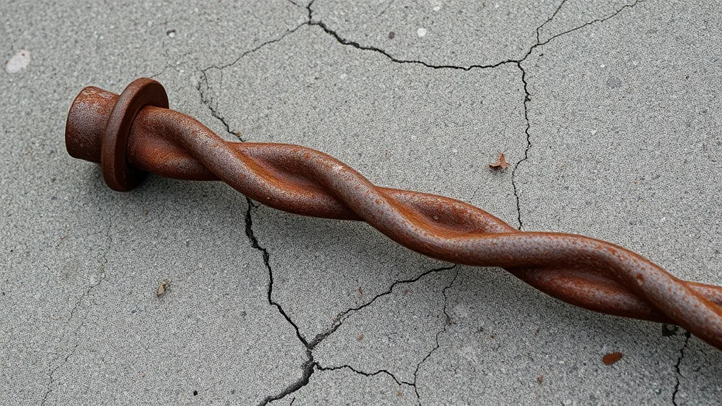 Dream symbol: old iron rods: symbolism: Corrosion and Deterioration