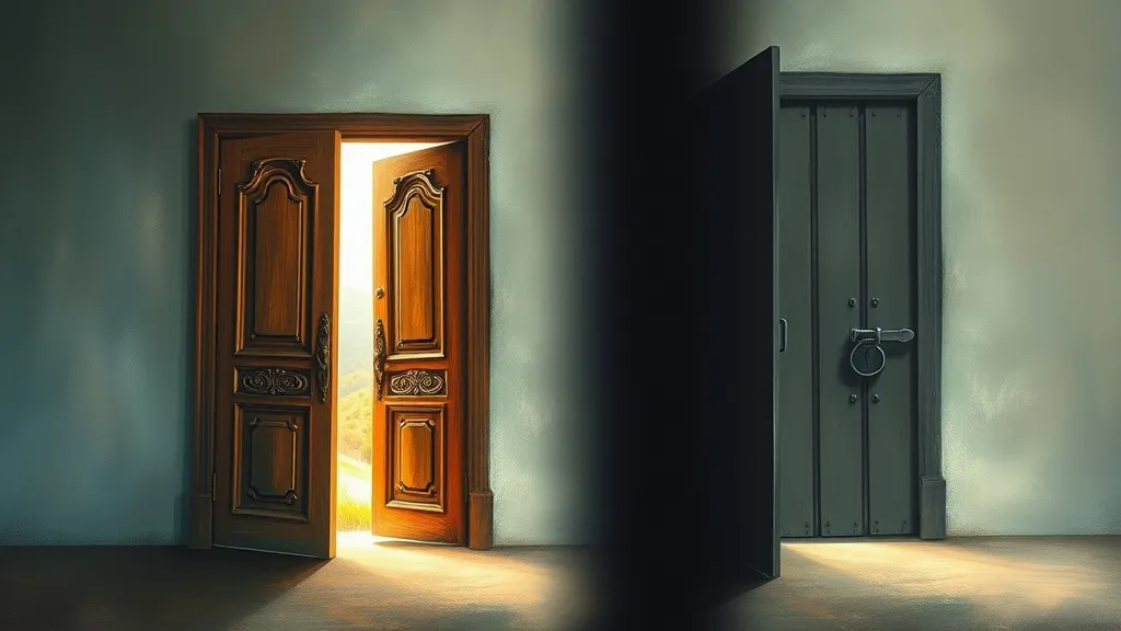 Dream symbol: open and close door: scenarios: Dreaming of a Door Representing a Decision