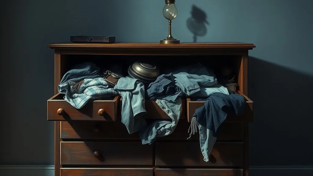 Dream symbol: dresser with open drawers: demographics: People Dealing with Past Trauma or Hidden Memories