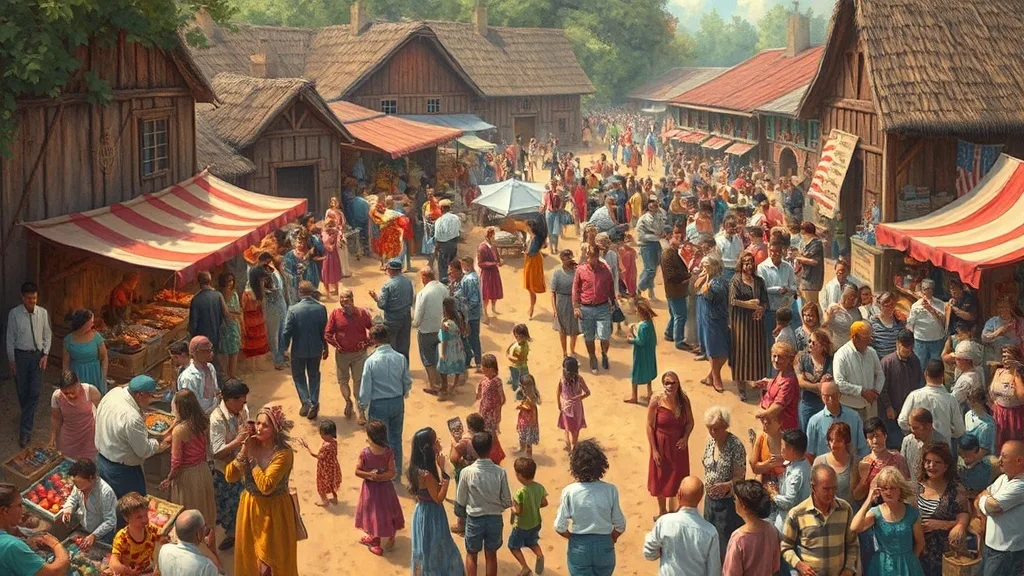 Dream symbol: country yard: scenarios: Dream of a Crowded Country Yard