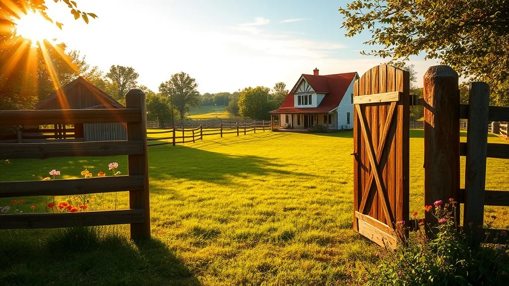 Dream symbol: country yard: symbolism: Renewal and Rejuvenation