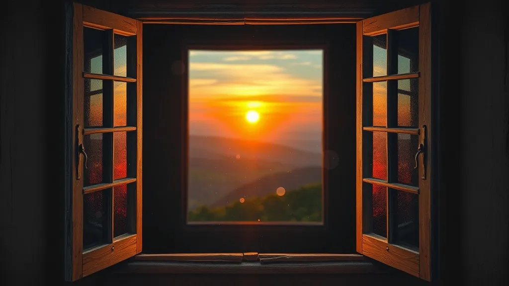 Dream symbol: open window: symbolism: The Passage of Time or Transition