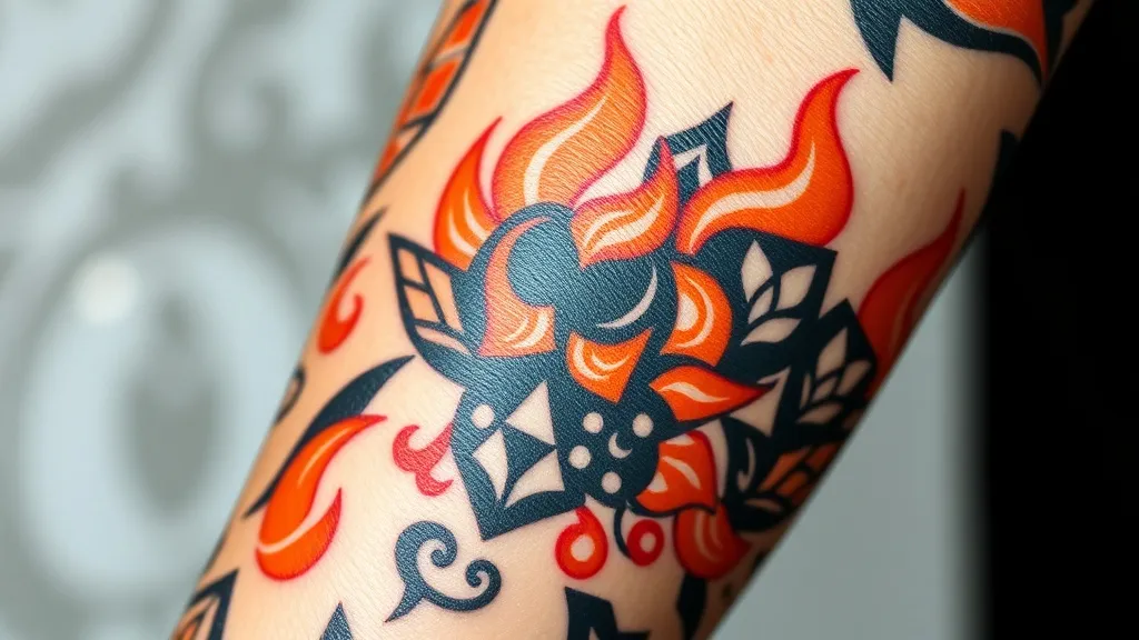 Dream symbol: orange and black: scenarios: Dream of Orange and Black Tattoos