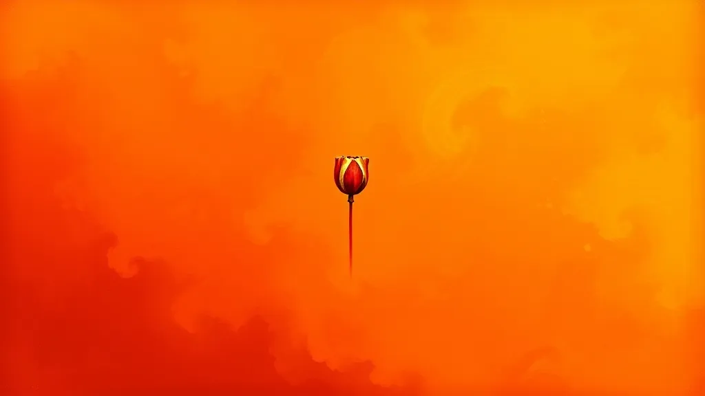 Dream symbol: orange background: symbolism: Creativity and Inspiration