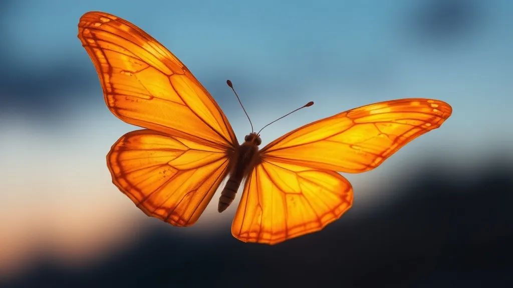 Dream symbol: orange butterflies: symbolism: Transformation and Metamorphosis