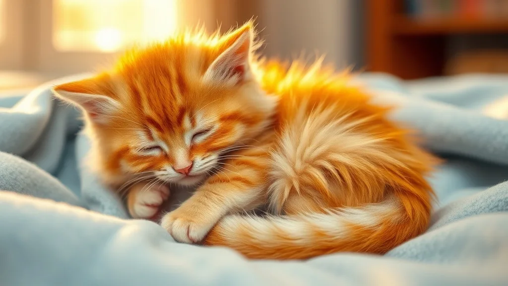 Dream symbol: orange kitten: scenarios: Dream of an Orange Kitten Purring