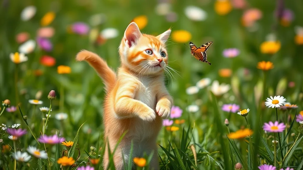 Dream symbol: orange kitten: symbolism: New Beginnings and Opportunities