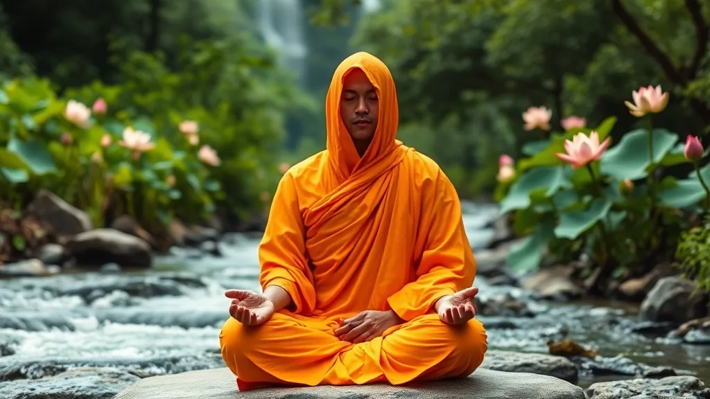 Dream symbol: orange monks robe: symbolism: Inner Peace and Harmony