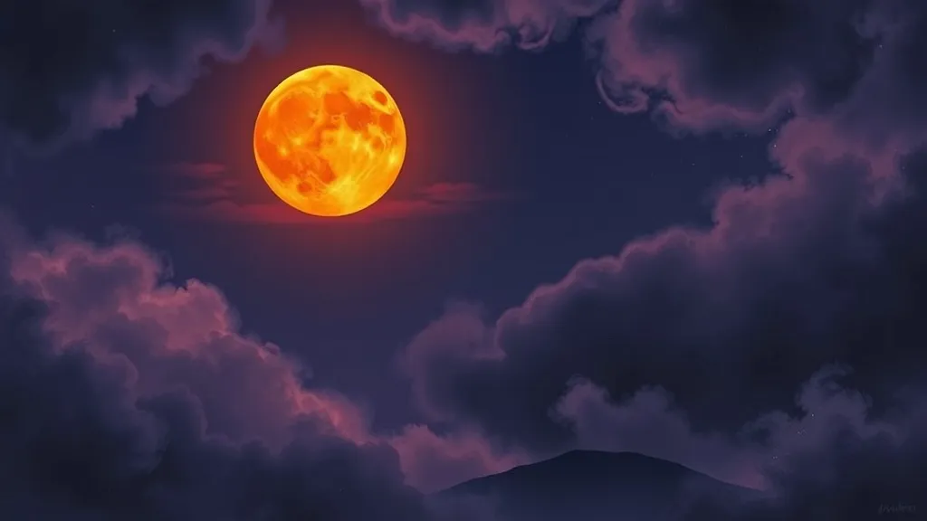 Dream symbol: orange moon: symbolism: Intuition and Inner Wisdom