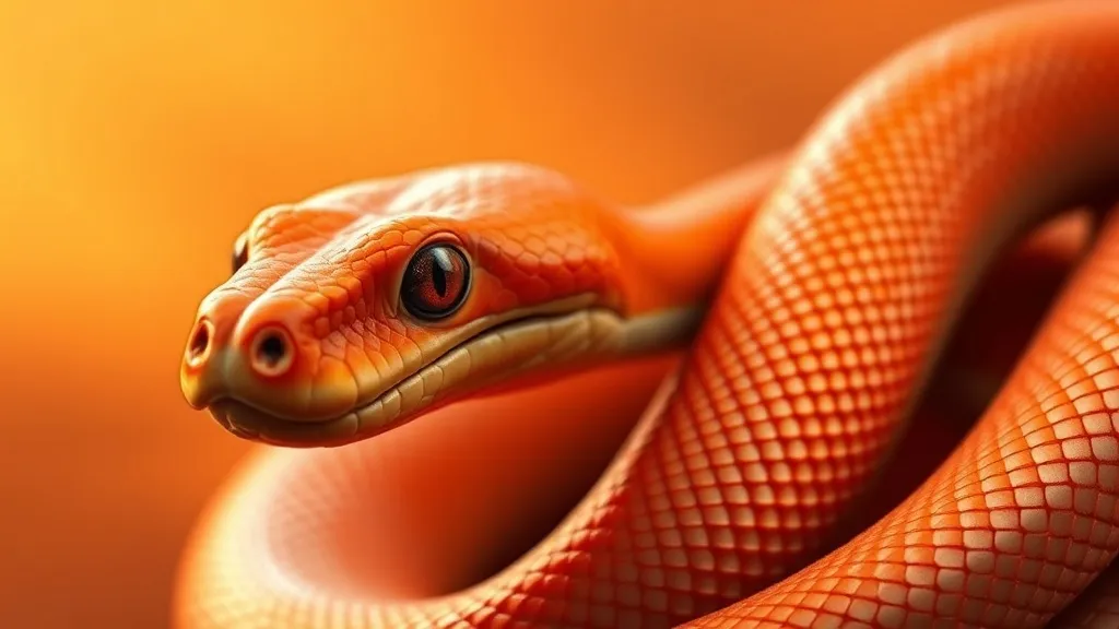 Orange Snake Dreams: Symbolism & Meaning
