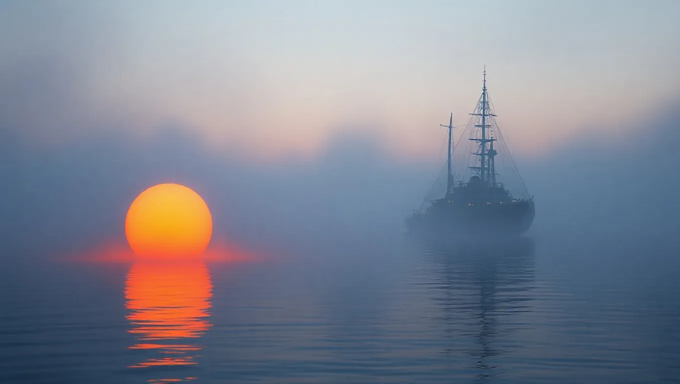 Dream symbol: orange sphere and strange ship: symbolism: Transition and Passage Between Life Stages Illustrated by the Strange Ship Dream symbol: orange sphere and strange ship: symbolism: Transition and Passage Between Life Stages Illustrated by the Strange Ship