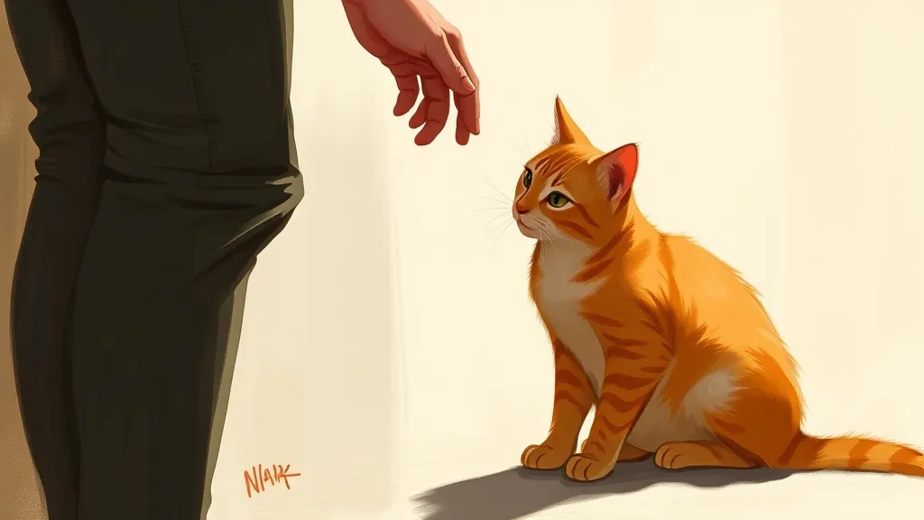 Dream symbol: orange tabby cat: scenarios: Dream of an Orange Tabby Cat and a Person
