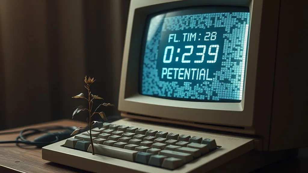 Dream symbol: outdated computer: symbolism: Mental or Emotional Stagnation and Stuckness