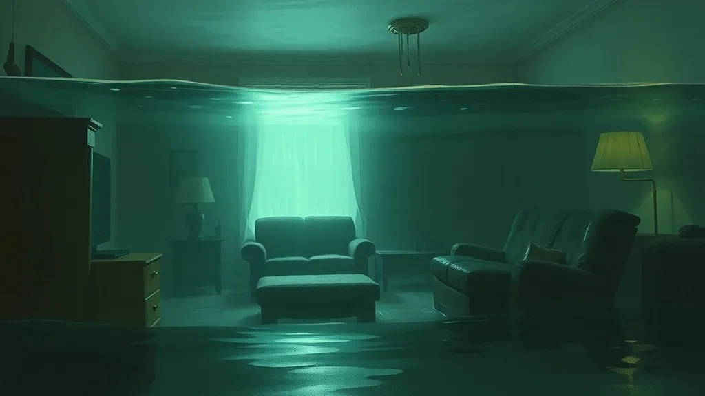 Dream symbol: overflowing flow: scenarios: Dream of Overflowing Water in a House