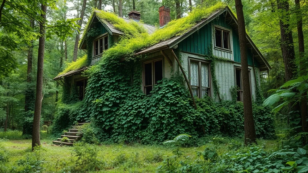 Dream symbol: overgrown house: symbolism: Lost Potential and Missed Opportunities
