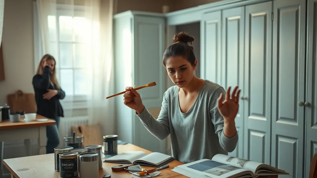 Dream symbol: painting cabinets: scenarios: Dream about Painting Cabinets and Being Interrupted
